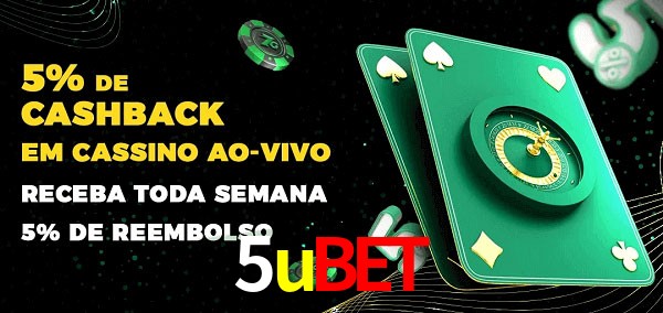 Promoções do cassino ao Vivo 5ubet